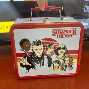 Stranger Things old school metal lunchbox.